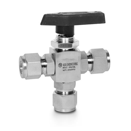 3 Way Ball Valve