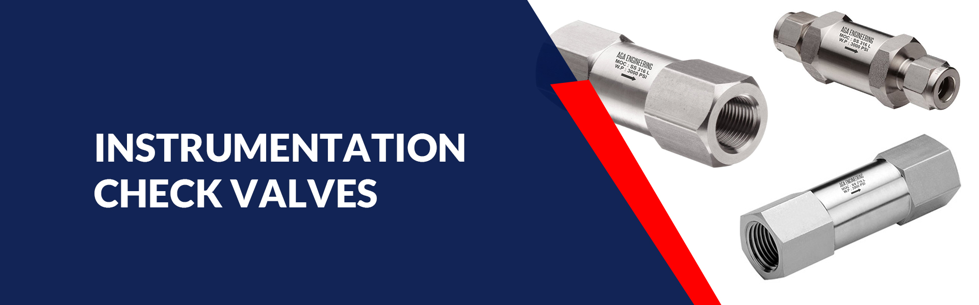 Instrumentation Check Valves