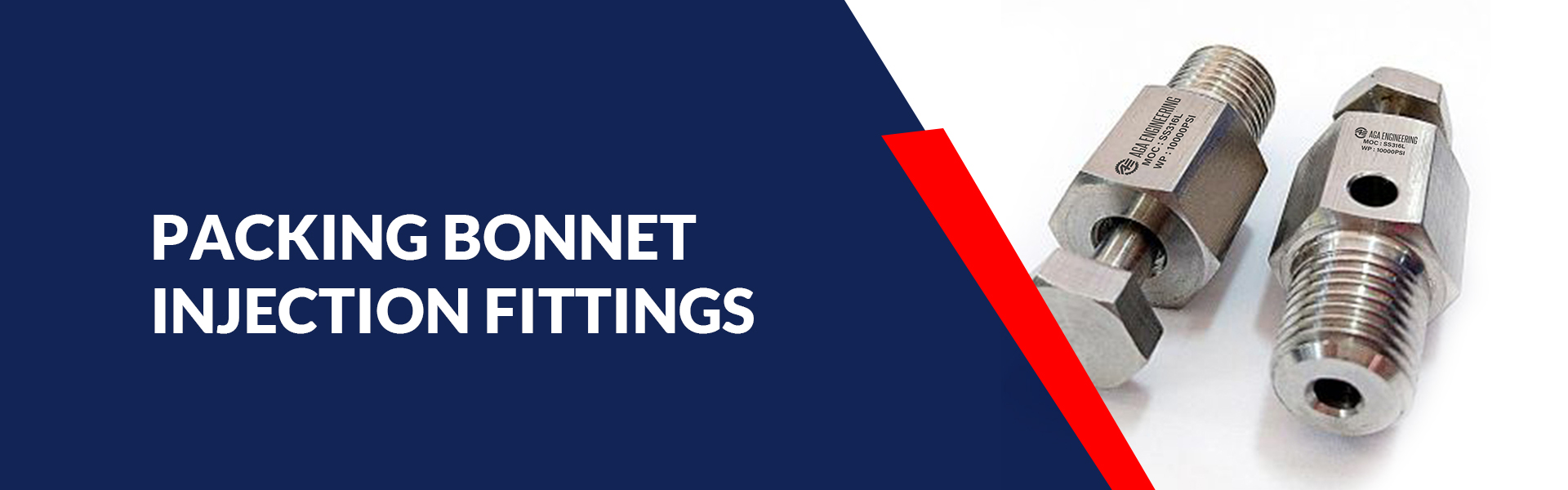 Packing/Bonnet Injection Fittings